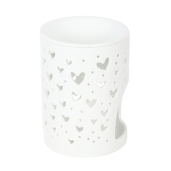 Brûleur Petit Coeur Blanc