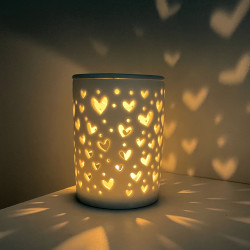 Brûleur Petit Coeur Blanc