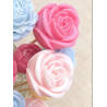 Fondant parfumé sur tige : Rose ( grande )